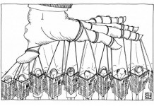 Manipulation_der_Massen_Medien_Handpuppen