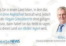 Miloš Zeman: Fischen ohne Angelschein vs. Illegaler Grenzübertritt