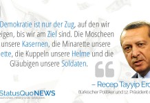 Erdogan und Taqiyya: "Demokratie ist nur der Zug, auf den wir aufsteigen, bis wir am Ziel sind"